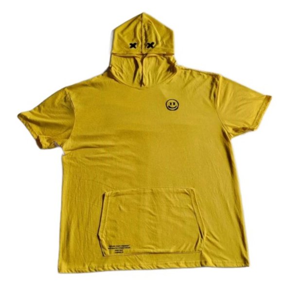 Urban ID Hooded t-shirt with happy face - Picture 3 of 8